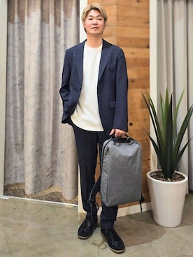 藤田さん(メンズ・170cm)の春コーディネート
