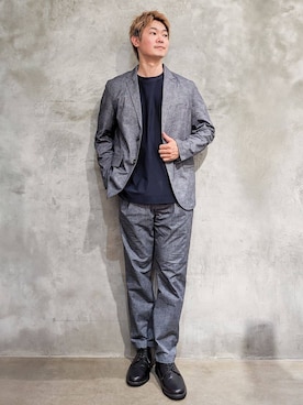藤田さん(メンズ・170cm)の夏コーディネート