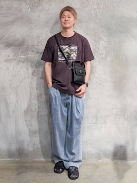 藤田さん(メンズ・170cm)の夏コーディネート
