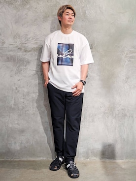 藤田さん(メンズ・170cm)の夏コーディネート