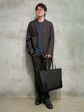 「THE SHOP TK （ザ ショップ ティーケー ）のアイテム（Tシャツ/カットソー）」を使った、藤田さん（メンズ・170cm）の秋コーディネート