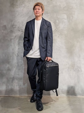 藤田さん(メンズ・170cm)の夏コーディネート