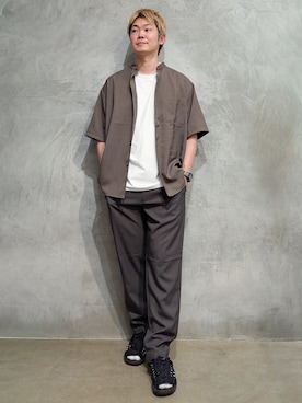藤田さん(メンズ・170cm)の夏コーディネート