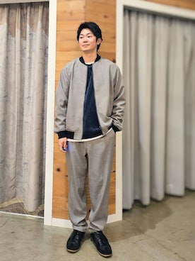 藤田さん(メンズ・170cm)の冬コーディネート
