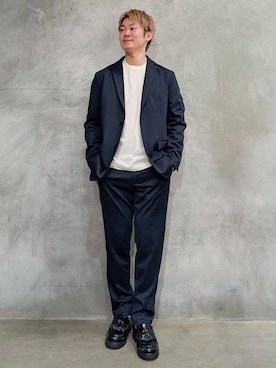 藤田さん(メンズ・170cm)の冬コーディネート