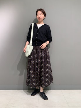 「アイテム（バレエシューズ）」を使った、yoshidadaさん（レディース・162cm）の夏コーディネート