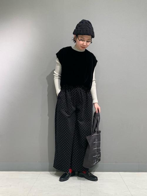 ドットコーデュロイワイドパンツ（その他パンツ）｜かぐれ（カグレ）の