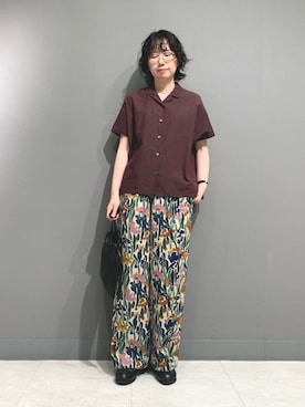 「かぐれ（カグレ）のアイテム」を使った、yoshidadaさん（レディース・162cm）の夏コーディネート