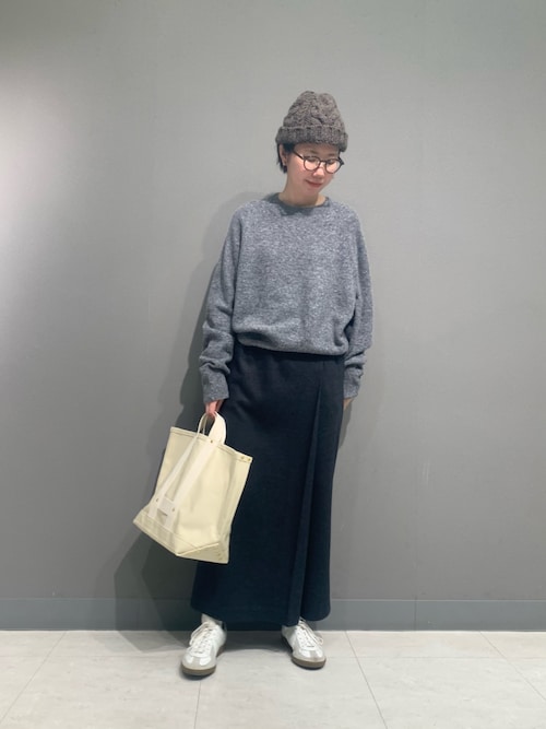 アルパカクルーネックニット（ニット/セーター）｜かぐれ（カグレ）の