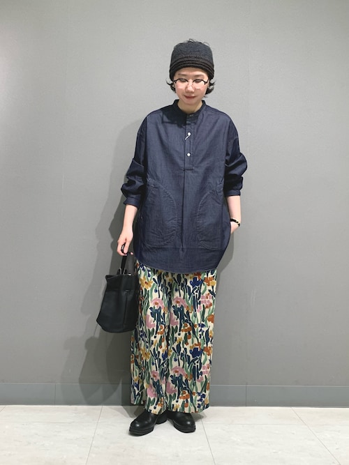 美品！かぐれ　デニムプルオーバーシャツ デニムプルオーバーシャツ（シャツ/ブラウス）｜かぐれ（カグレ）の