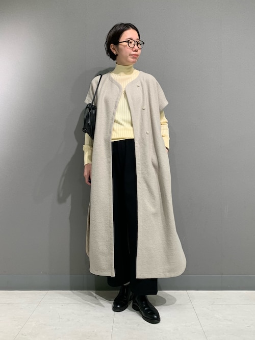 一部WEB限定カラー』ウールミルドジレワンピース（ワンピース）｜か