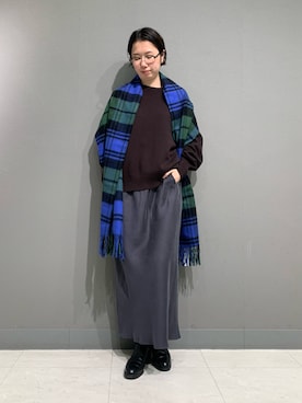 「かぐれ（カグレ）のBEAUTIFUL SHOES　MIDDLE-CUT SIDEGORE（ブーツ）」を使った、yoshidadaさん（レディース・162cm）の秋コーディネート