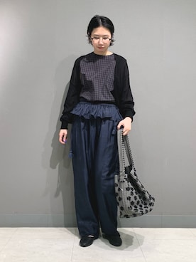 「かぐれ（カグレ）のアイテム（バッグ）」を使った、yoshidadaさん（レディース・162cm）の春コーディネート