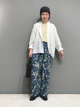 「柄パンツ」｜yoshidadaさん（レディース・162cm）の春コーディネート