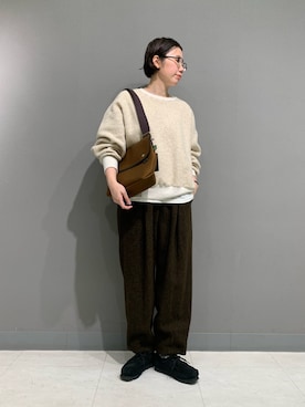 「アイテム（その他トップス）」を使った、yoshidadaさん（レディース・162cm）の秋コーディネート