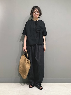 「かぐれ（カグレ）のアイテム」を使った、yoshidadaさん（レディース・162cm）の夏コーディネート