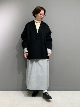 「アイテム（バレエシューズ）」を使った、yoshidadaさん（レディース・162cm）の秋コーディネート