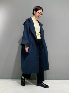 「かぐれ（カグレ）のBEAUTIFUL SHOES　MIDDLE-CUT SIDEGORE（ブーツ）」を使った、yoshidadaさん（レディース・162cm）の秋コーディネート