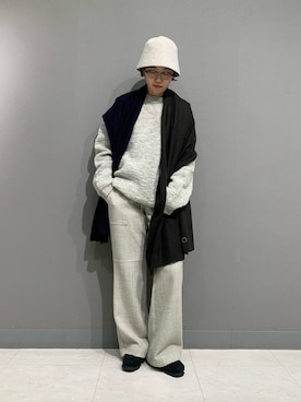 「カシミヤ」｜yoshidadaさん（レディース・162cm）の秋コーディネート