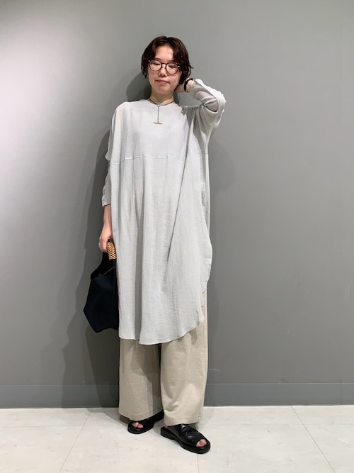 新品未使用 かぐれ ガーゼロングチュニック ガーゼロングチュニック（チュニック）｜かぐれ（カグレ）の