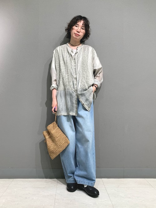 フェードデニムイージーパンツ（デニムパンツ）｜かぐれ（カグレ）の