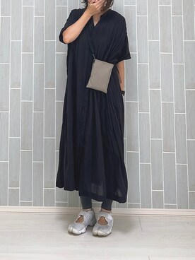 Samansa Mos2 Blue サマンサモスモスブルー のワンピースを使った人気ファッションコーディネート Wear