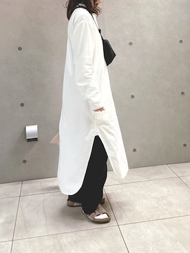 「MUJI Labo（ムジラボ）のアイテム」を使った、sui𓆸さん（レディース・156cm）の冬コーディネート