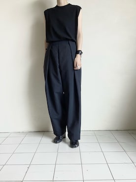 「RELAXFIT（リラックスフィット）のアイテム」を使った、TITY niigataさん（レディース・160cm）の夏コーディネート