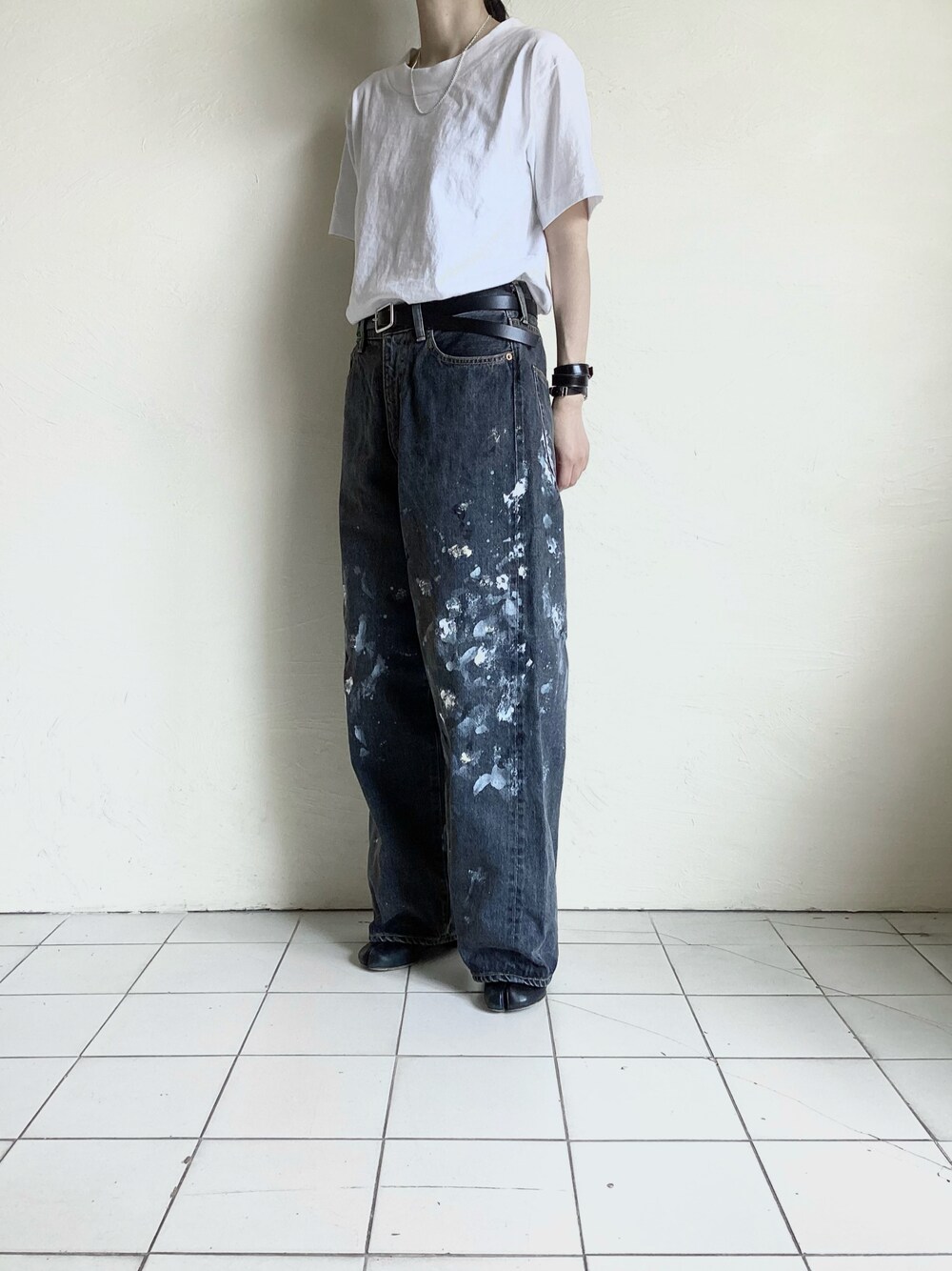 Dickies ディッキーズ ペンキ 加工 デニム オーバオール