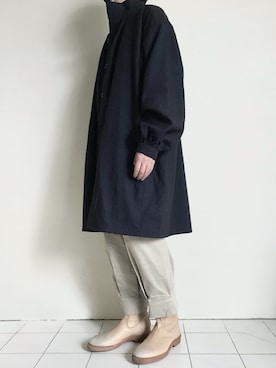 「ナチュラル」｜「アイテム（その他アウター）」を使った、TITY niigataさん（メンズ・172cm）の秋コーディネート