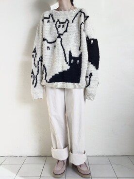「ネコ」｜「アイテム（ブーツ）」を使った、TITY niigataさん（レディース・160cm）の秋コーディネート