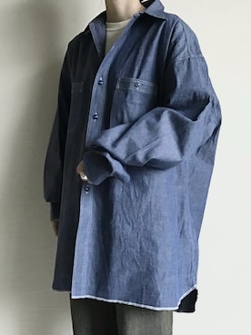 「RELAXFIT（リラックスフィット）のアイテム」を使った、TITY niigataさん（レディース・160cm）の秋コーディネート