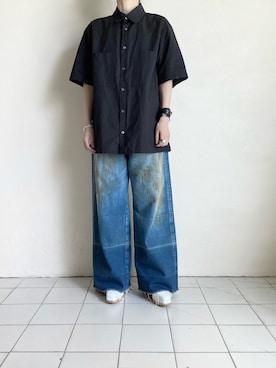 「SOSHIOTSUKI（ソウシオオツキ）のアイテム」を使った、TITY niigataさん（レディース・160cm）の夏コーディネート