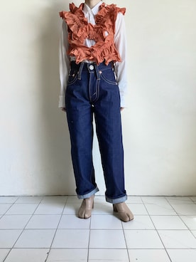 「HOUGA（ホウガ）のアイテム」を使った、TITY niigataさん（レディース・160cm）の秋コーディネート