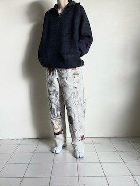 「AUBERGE（オーベルジュ）のアイテム」を使った、TITY niigataさん（レディース・160cm）の冬コーディネート