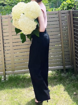 「アイテム（サンダル）」を使った、 s h i.さん（レディース・157cm）の秋コーディネート