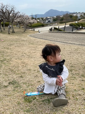 「Attipas（アティパス）のアイテム」を使った、eri.さん（キッズ・70cm）の春コーディネート