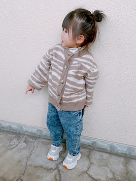 「Birthday（バースデイ）のアイテム（デニムパンツ、ブルー系）」を使った、eri.さん（レディース）の春コーディネート