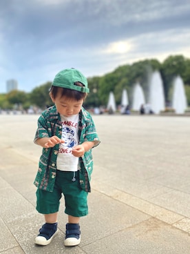 いちまるさん（キッズ・70cm）の秋コーディネート