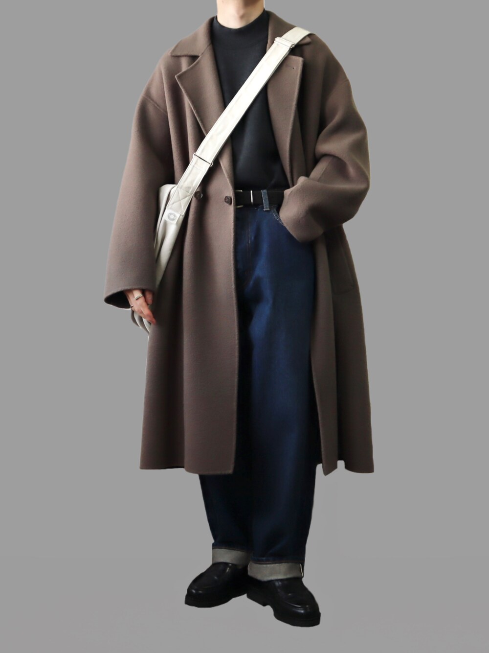 ADAM ET ROPE'(アダムエロペ)の「カシミアブレンドウール リバー
