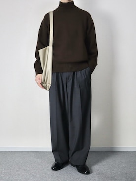 「アイテム（その他）」を使った、takakiさん（メンズ・165cm）の秋コーディネート