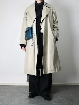 「Berwick1707（バーウィック）のアイテム」を使った、takakiさん（メンズ・165cm）の冬コーディネート