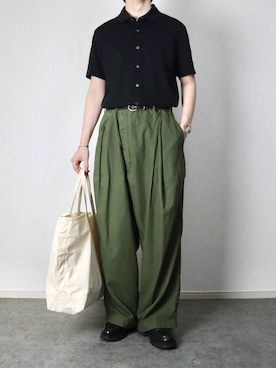 「アイテム（その他）」を使った、takakiさん（メンズ・165cm）の夏コーディネート