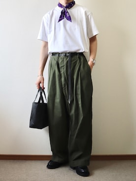 「アイテム（フォーマルスーツ/小物）」を使った、takakiさん（メンズ・165cm・20代）の夏コーディネート