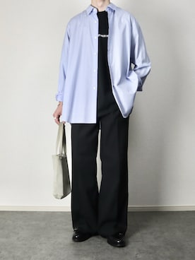 「Berwick1707（バーウィック）のアイテム」を使った、takakiさん（メンズ・165cm）の春コーディネート