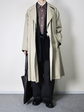 「アイテム（トートバッグ）」を使った、takakiさん（メンズ・165cm）の冬コーディネート