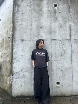 「Chikashitsu +（チカシツプラス）のアイテム（パンツ）」を使った、海さん（メンズ・170cm）の夏コーディネート
