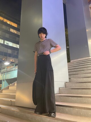 ジョンローレンスサリバン　ワイドスラックス　パンツ JOHN LAWRENCE SULLIVAN/ジョンローレンスサリバン】別注 SATIN