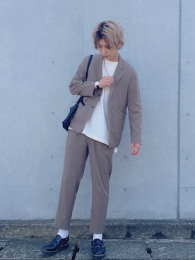 「STUDIOUS（ステュディオス）のアイテム（アクセサリー）」を使った、katsuya.さん（メンズ・178cm）の夏コーディネート