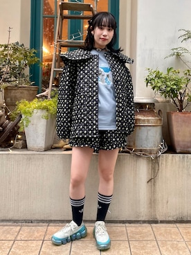 「Candy Stripper」｜「アイテム（ダウンジャケット/コート）」を使った、CandyStripperさん（レディース・160cm）の冬コーディネート